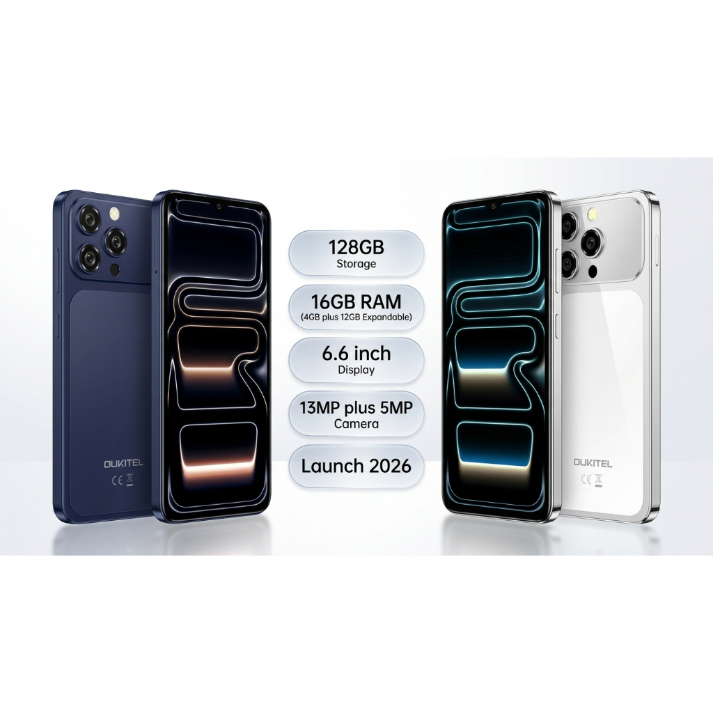 Smartphone Lançamento 2026 C17 128GB 16GB Ramboost 4GB Mais 12GB Expansível tela 6.6 Câmera
