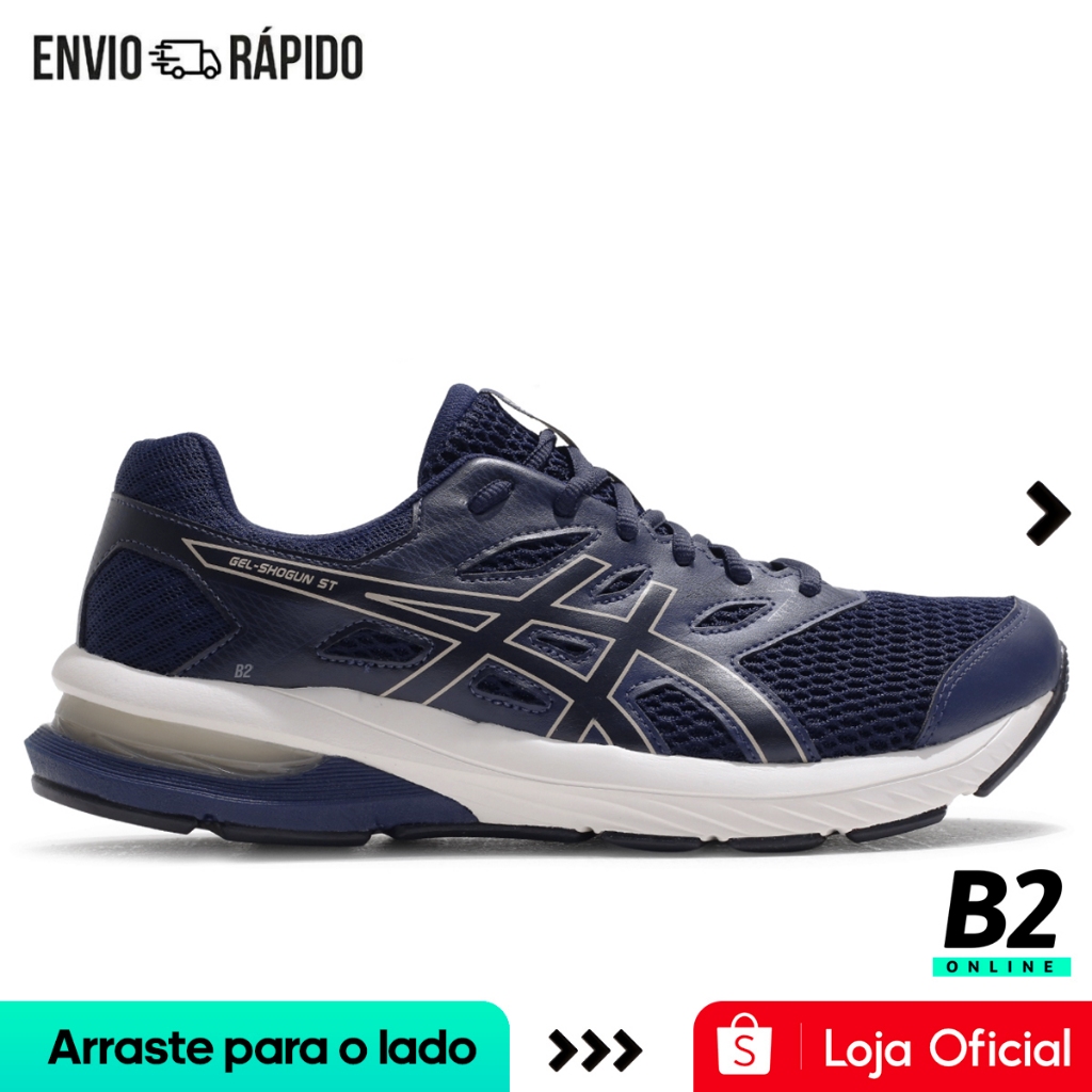 Tênis Asics Shogun ST Masculino Azul Original com Nota Fiscal e Garantia