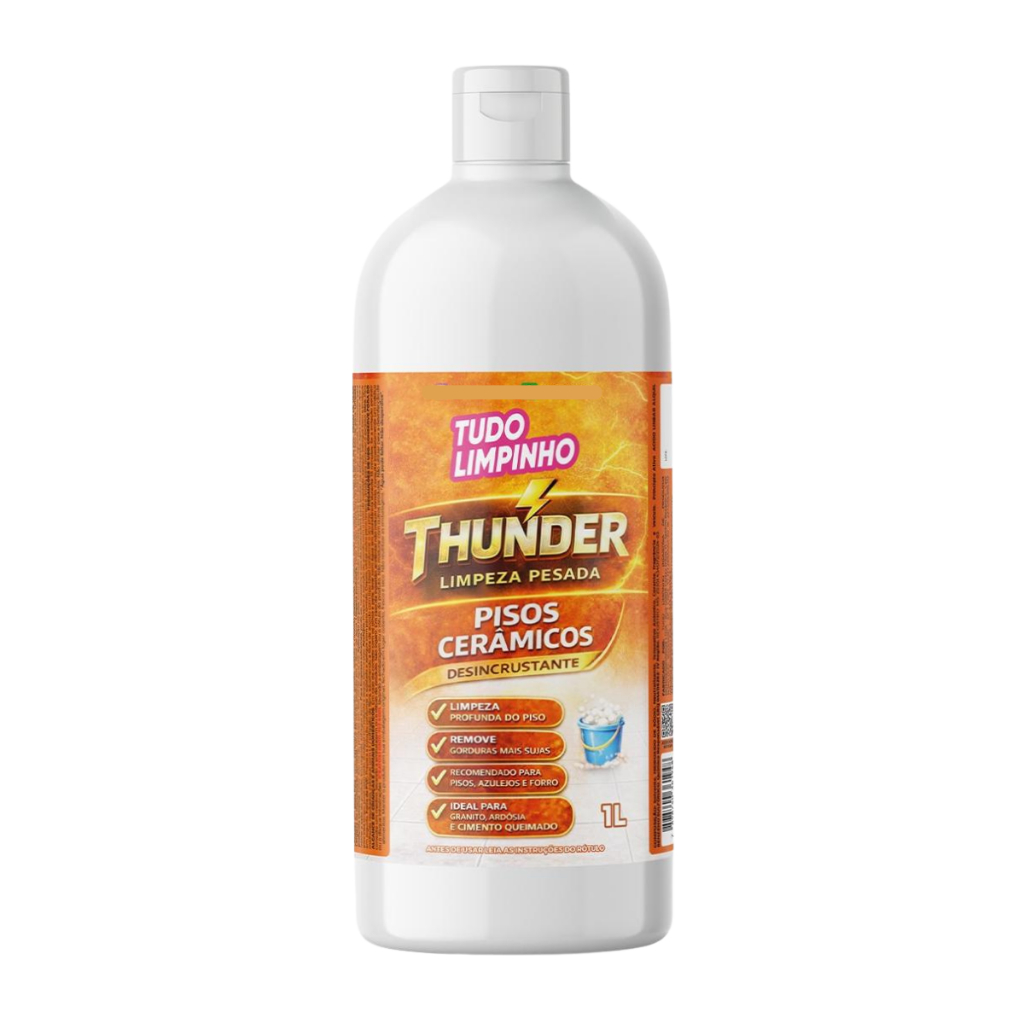 THUNDER LIMPA PISOS CERÂMICA LIMPEZA PESADA TUDO LIMPINHO em Oferta na Shopee