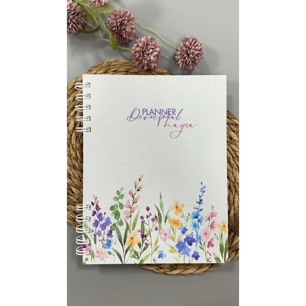 PLANNER DEVOCIONAL  2026 PERSONALIZADO COM NOME E CAPA DURA - AGENDA