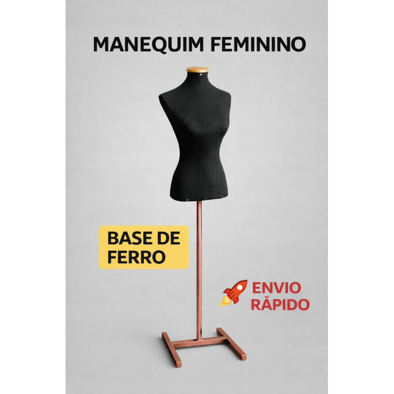 Busto costura pedestal H em Oferta na Shopee
