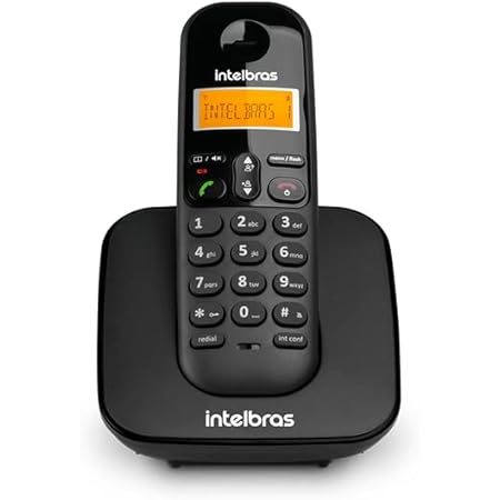 Telefone sem Fio e com Ramal Adicional TS 3112 Preto Intelbras