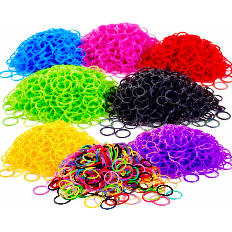 Kit 200 Elásticos Pet Borrachinhas para Penteado Banho e Tosa