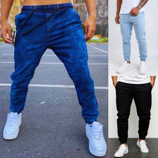 jogger masculina jeans preta sarja militar Importada Destroyer