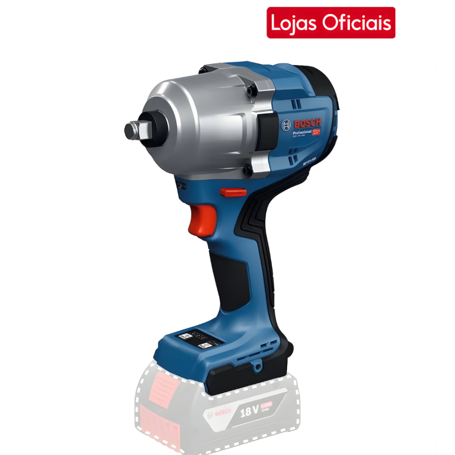 Chave de Impacto a Bateria Bosch GDS 18V-780 Brushless 1000Nm Torque M24 Bare