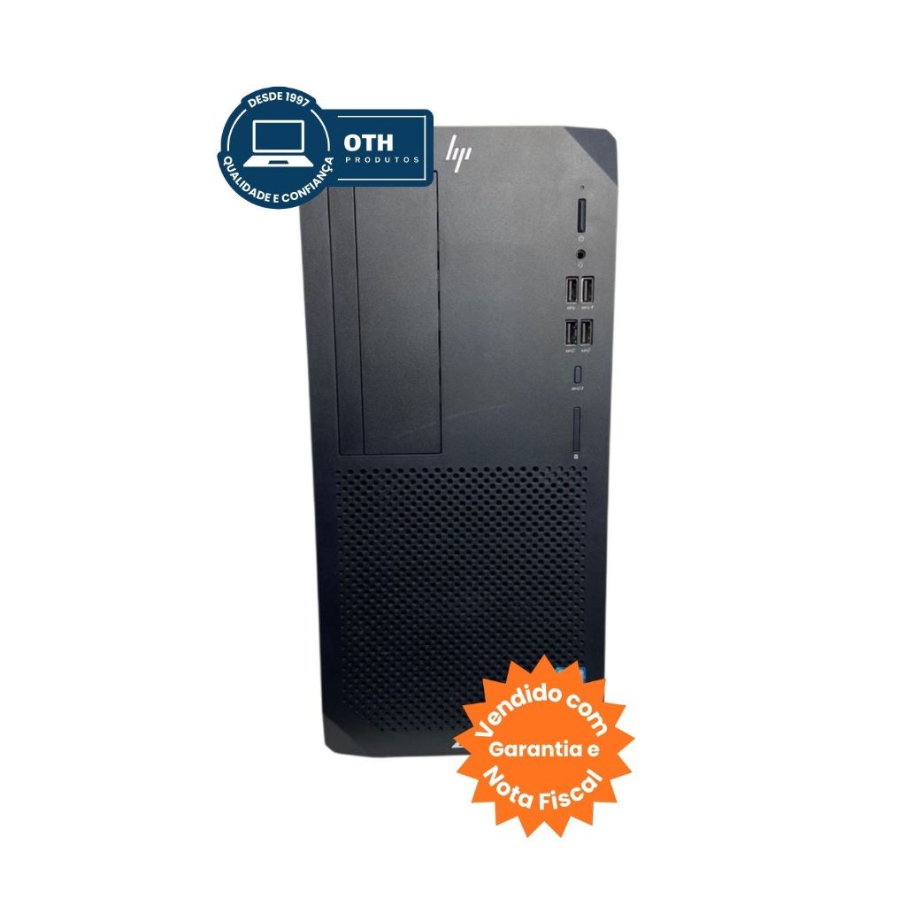 Workstation Tower HP Z2 G5 Intel Xeon W-1250P 32GB HD1TB SSD256GB NVidia 5GB - U