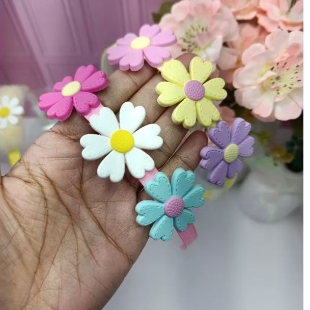 Tiara flores/tiara Jardim* acessório infantil de cabelo flores coloridas /Arco de cabelo flores candy color*Arco infanti