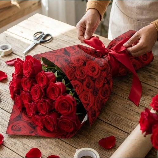 Papel Celofane Sujinho Poli Estampado 10 ou 25 Escolar Amor Presente Embalagem Flores Amor