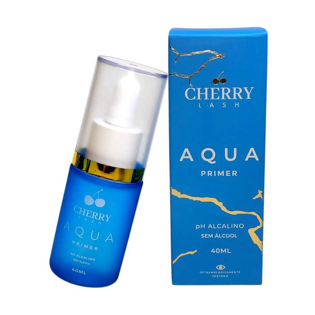 Aqua Primer Cherry 40ml Higienizador PH alcalino sem álcool