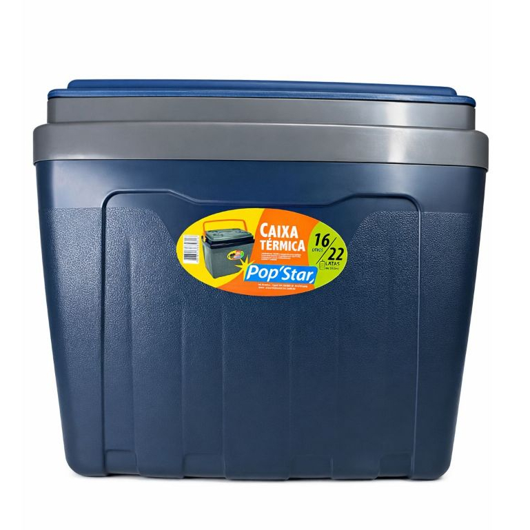 Caixa Térmica Cooler 16 Litros Capacidade 22 Latas Com Alça