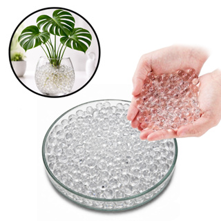 Bolinhas de Gel Decorativas Transparentes - Hidrogel para Plantas Vasos e Decoração em Oferta na Shopee