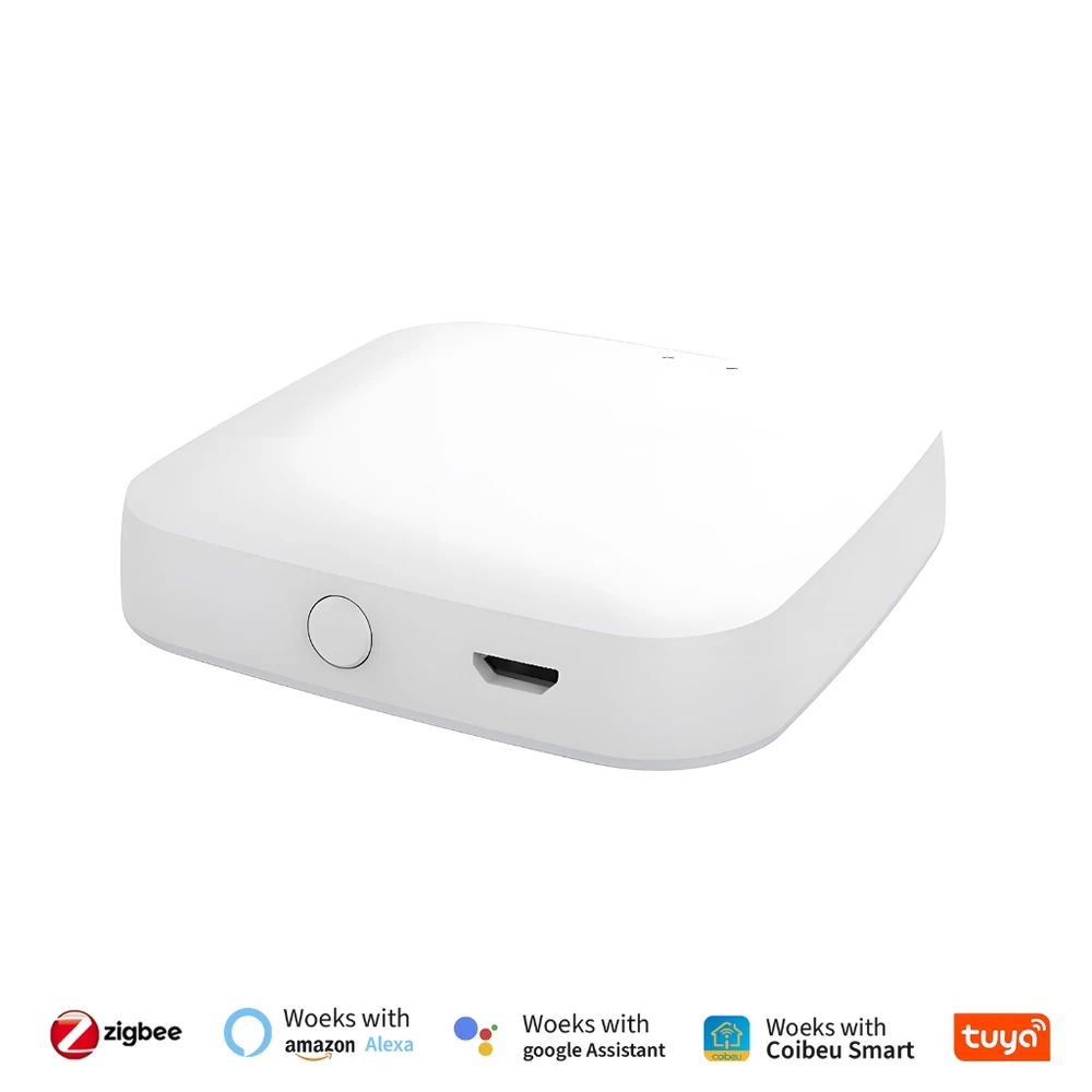 Hub Zigbee Tuya Inteligente Gateway Wireless para Alexa e Google Home Controle de Voz