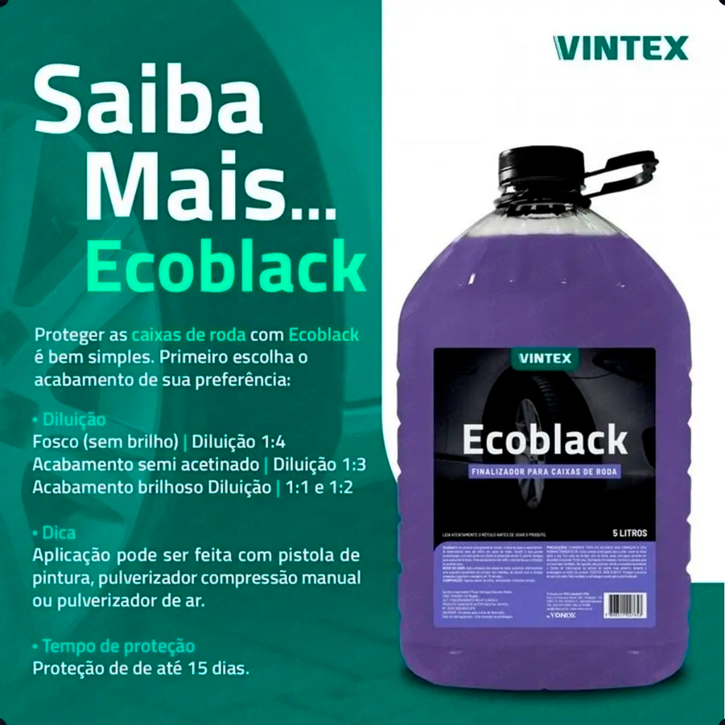 Finalizador Ecoblack Caixa de Rodas 5L Vonixx · foto 2