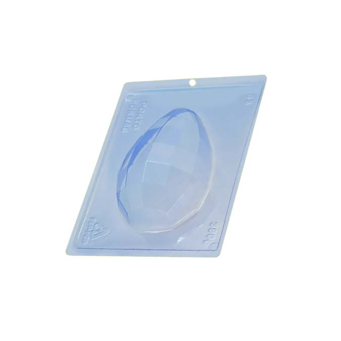 1~5 FORMA Silicone P/ CHOCOLATE OVO Páscoa FACETADO 350GR- PORTO FORMAS cod p93 (CHOCO) · foto 2
