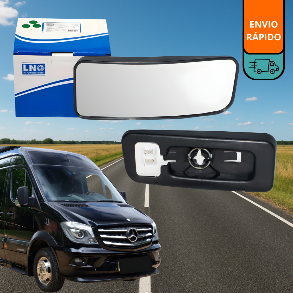 Vidro Espelho Lado Direito Mercedes Sprinter 415 515 (2014 em diante) Compatível
