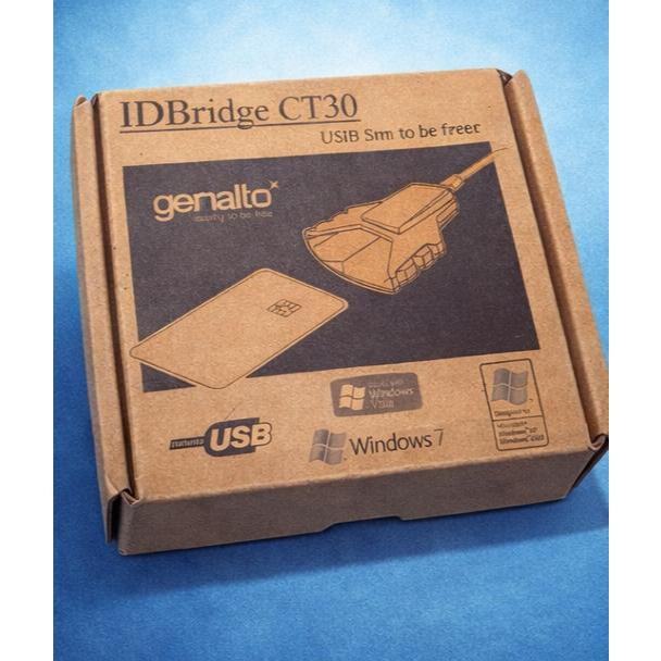 LEITOR DE CARTÃO INTELIGENTE USB IDBridge CT30 - Gemalto