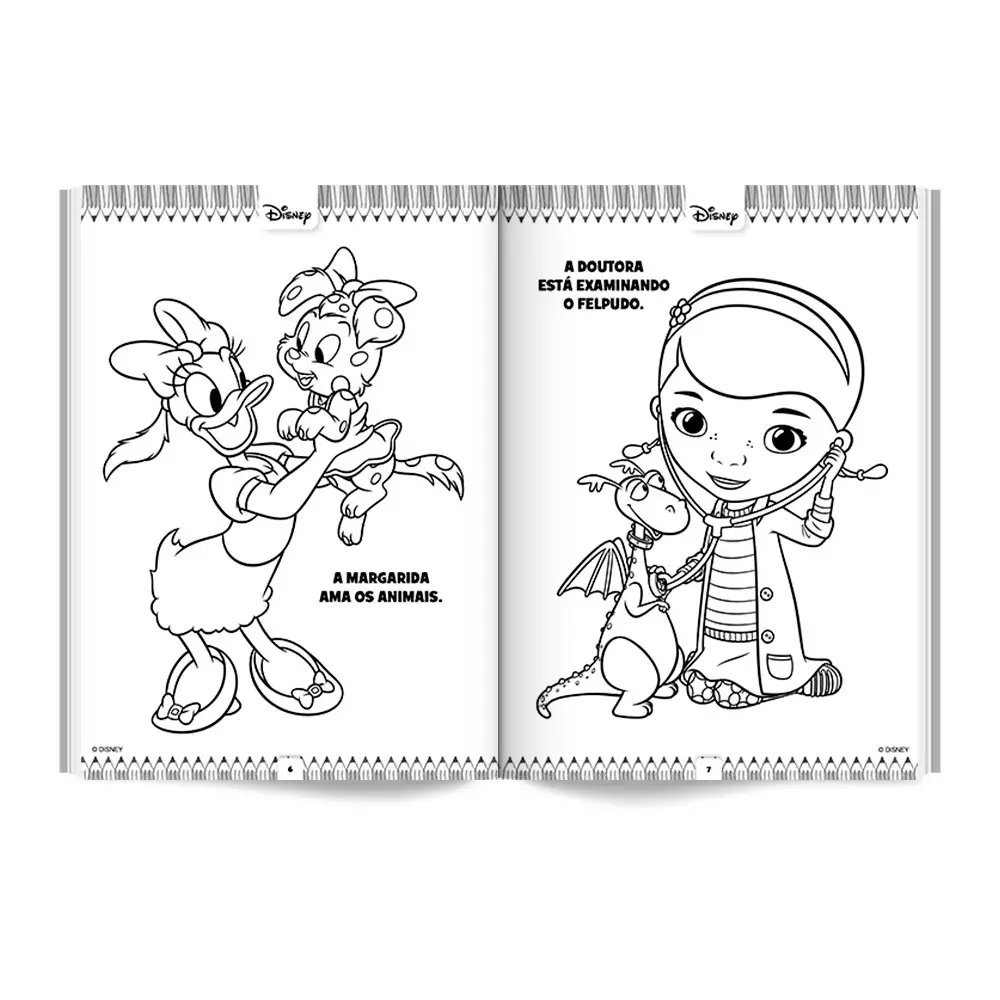Livro de Colorir Disney Meninas 100 Páginas · foto 2