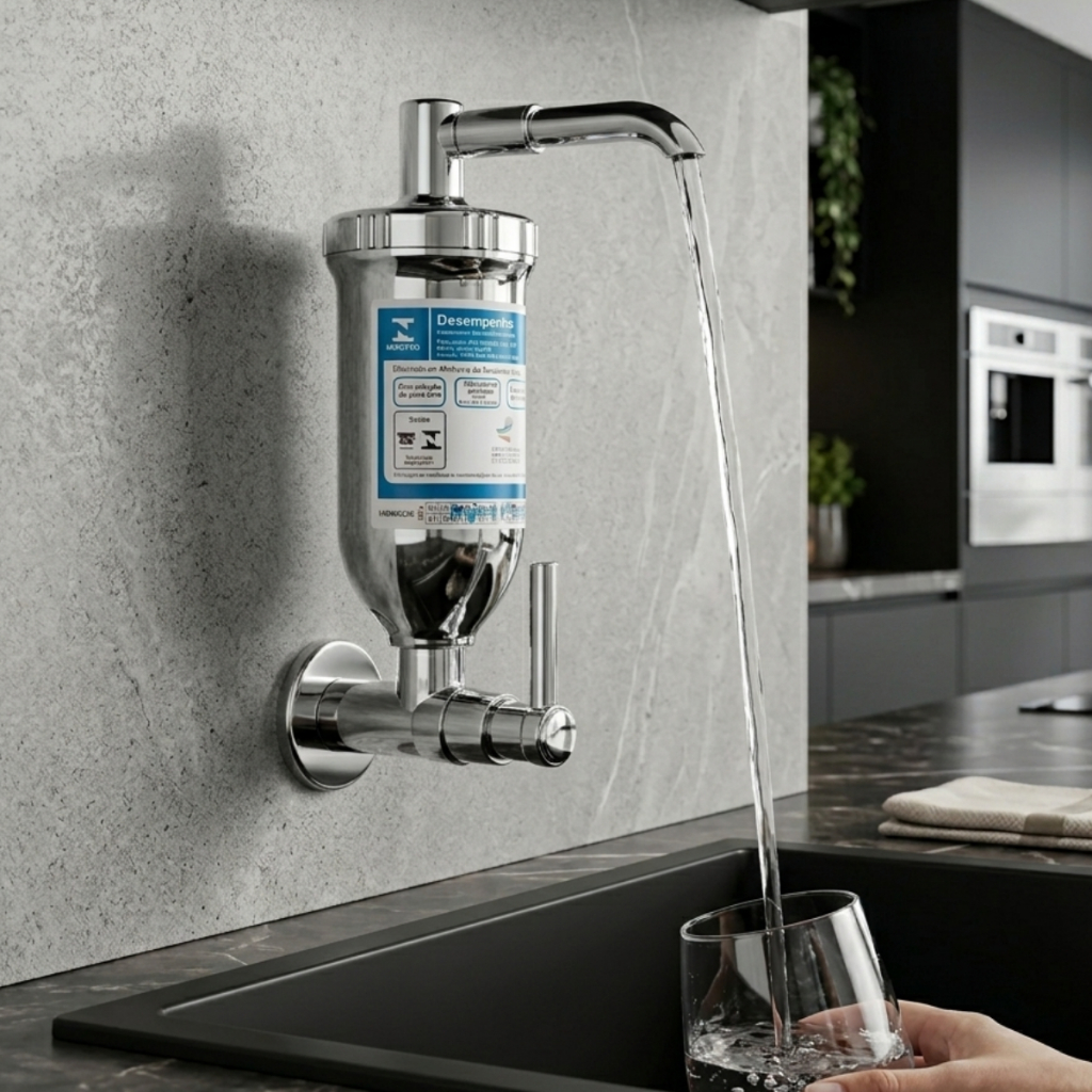 torneira bebedouro filtro cromado parede escola escritorio cozinha copa banheiro agua filtrada em Oferta na Shopee