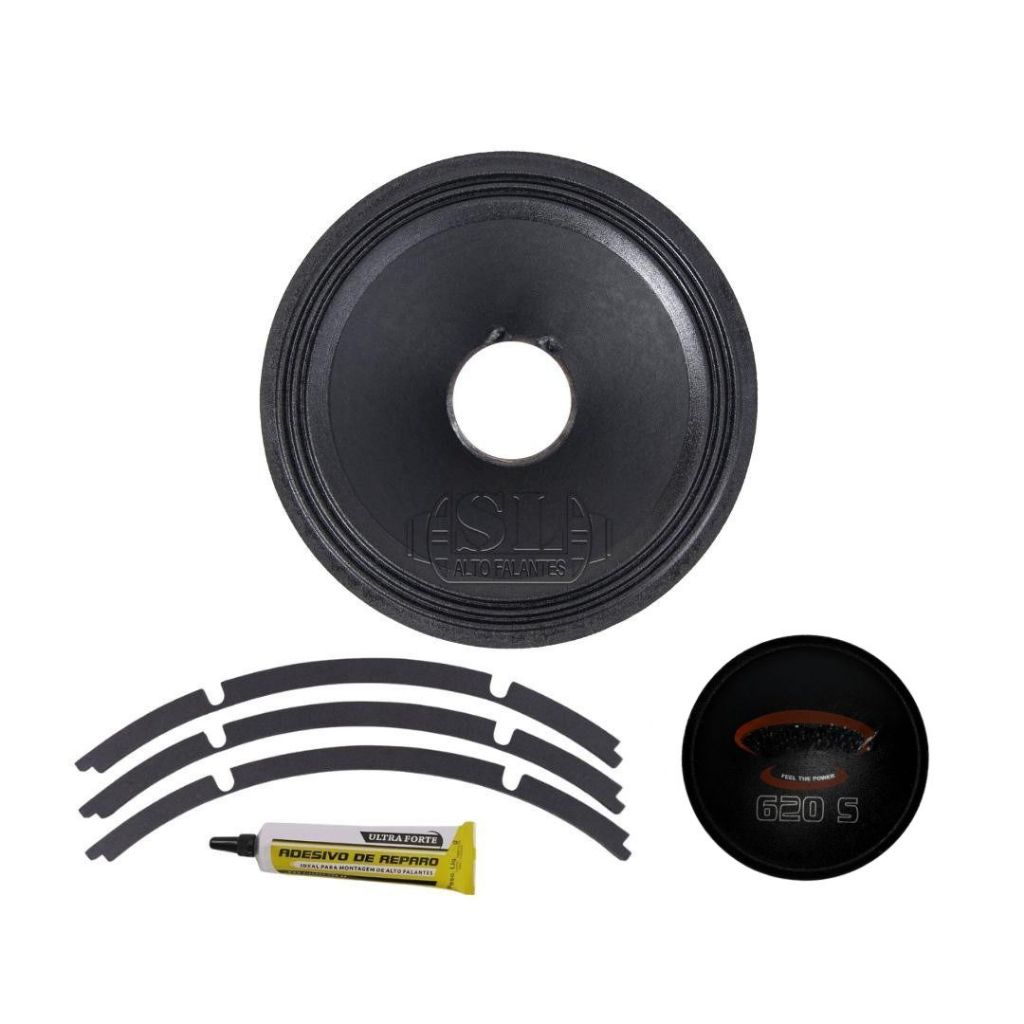 Kit Reparo Sl Compatível Com Master 620 12 pol 4 ohms