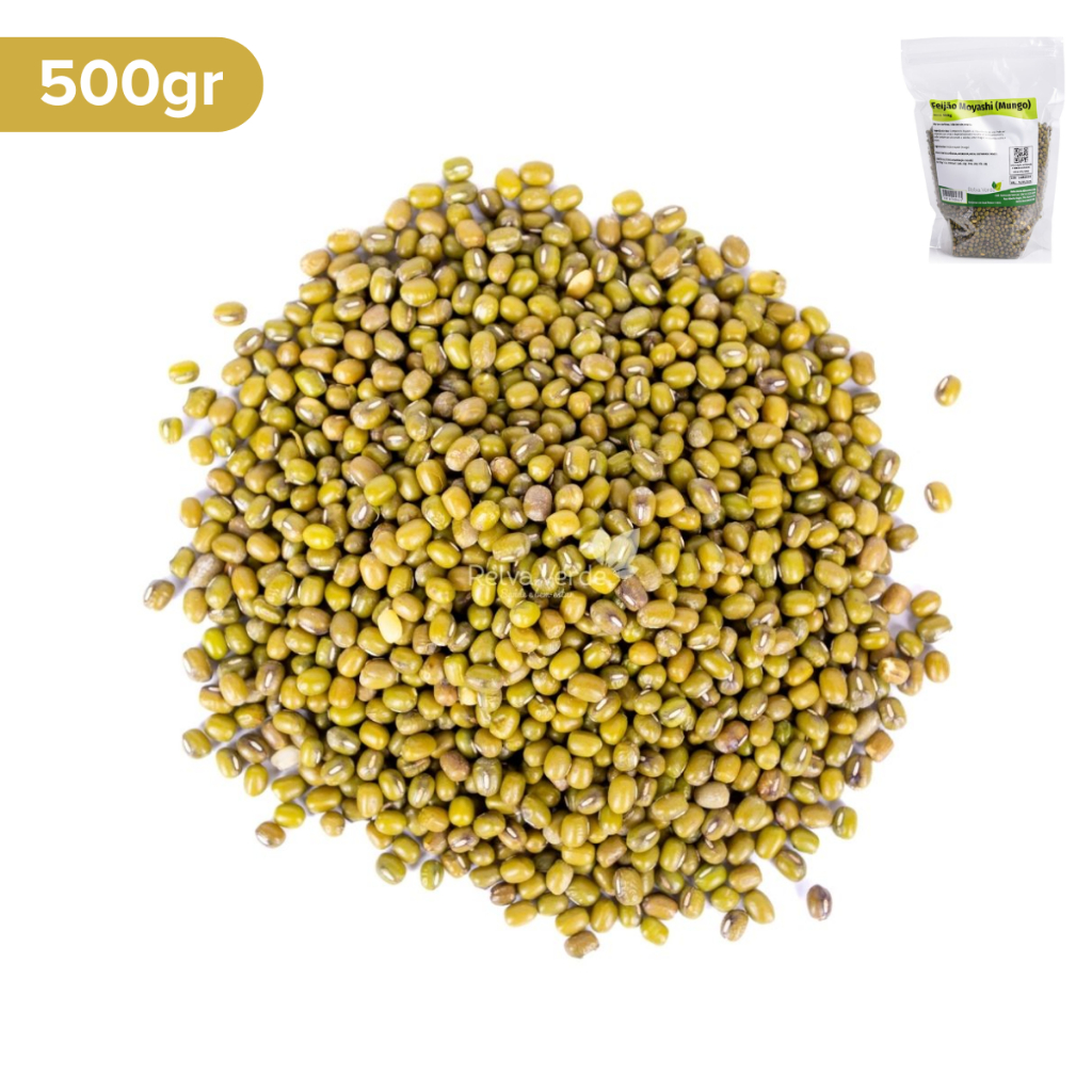 Feijão Moyashi Mungo 500g Feijão Mungo para Cozidos Acompanhamentos e Receitas Culinárias