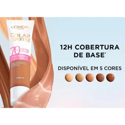 Protetor Solar Facial L’Oréal Paris Solar Expertise Efeito Make Up FPS70 30g (Escolha sua cor)