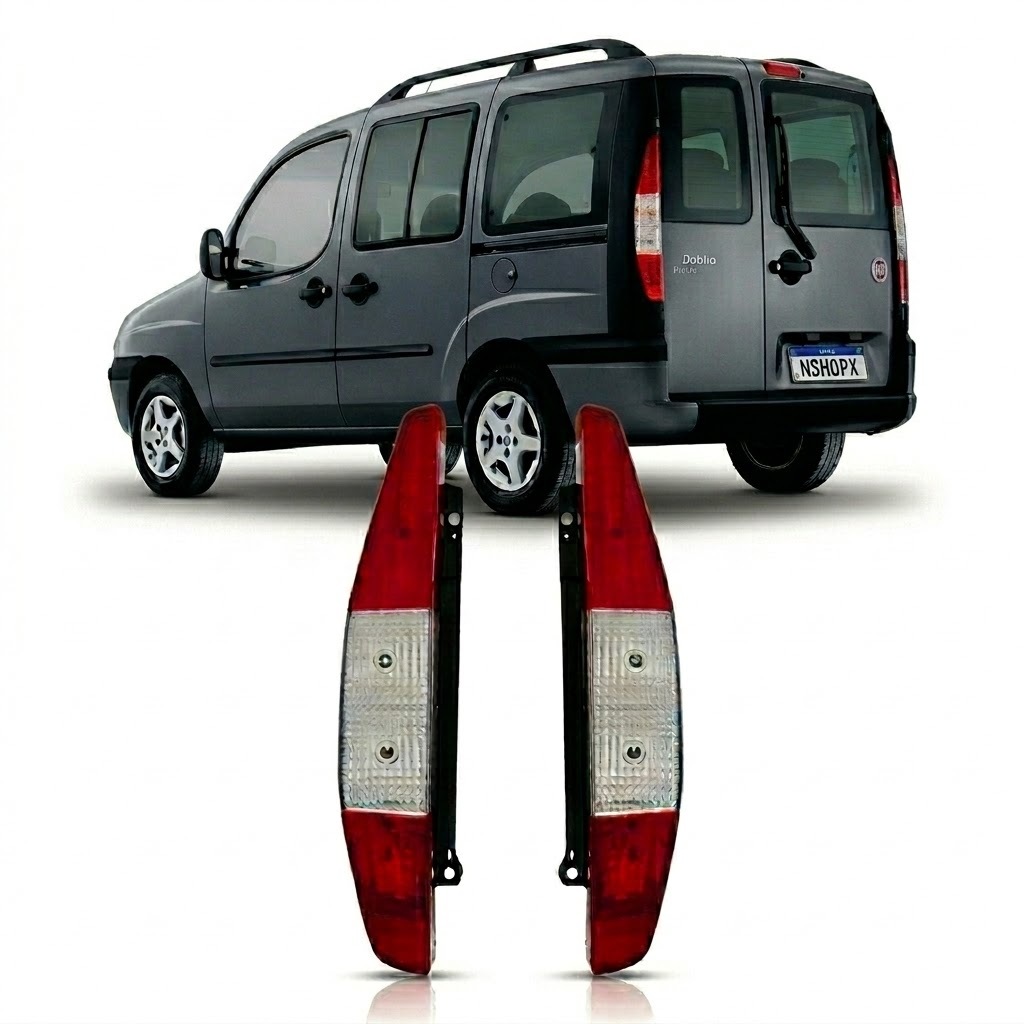 Par Lanterna Traseira Fiat Doblo 2001 2002 2003 2004 2005 2006 2007 Sinaleira