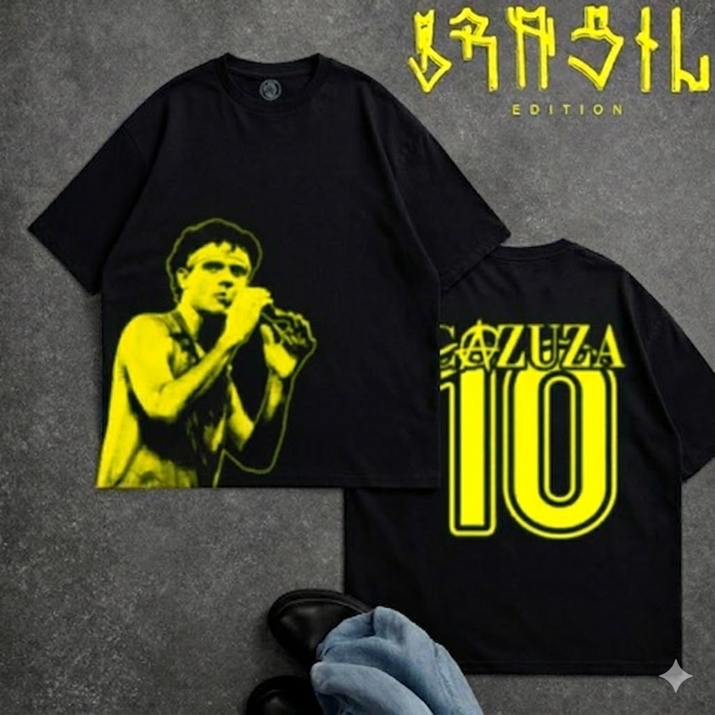 Camiseta Algodão Masculina Cazuza Brasil Camisa 10 Futebol Copa Do mundo Seleção Streetwear Moda 544