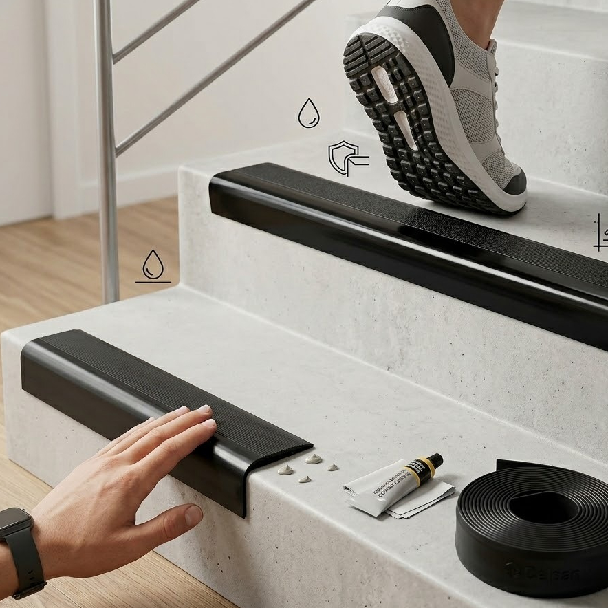 Testeira Degrau 5m Profissional Antiderrapante Fácil Instalação