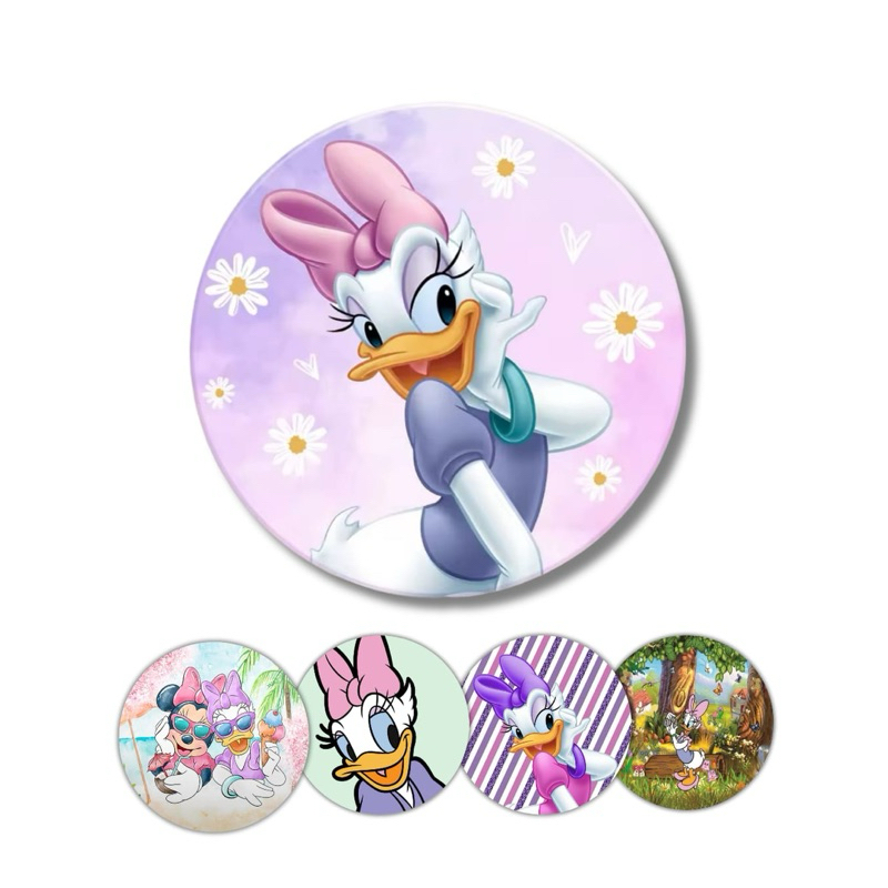 Capas Decorativas para Painel Redondo Tema MARGARIDA DISNEY - 50x50cm Tecido Sublimado Vários Modelos (envio em 48h📤)