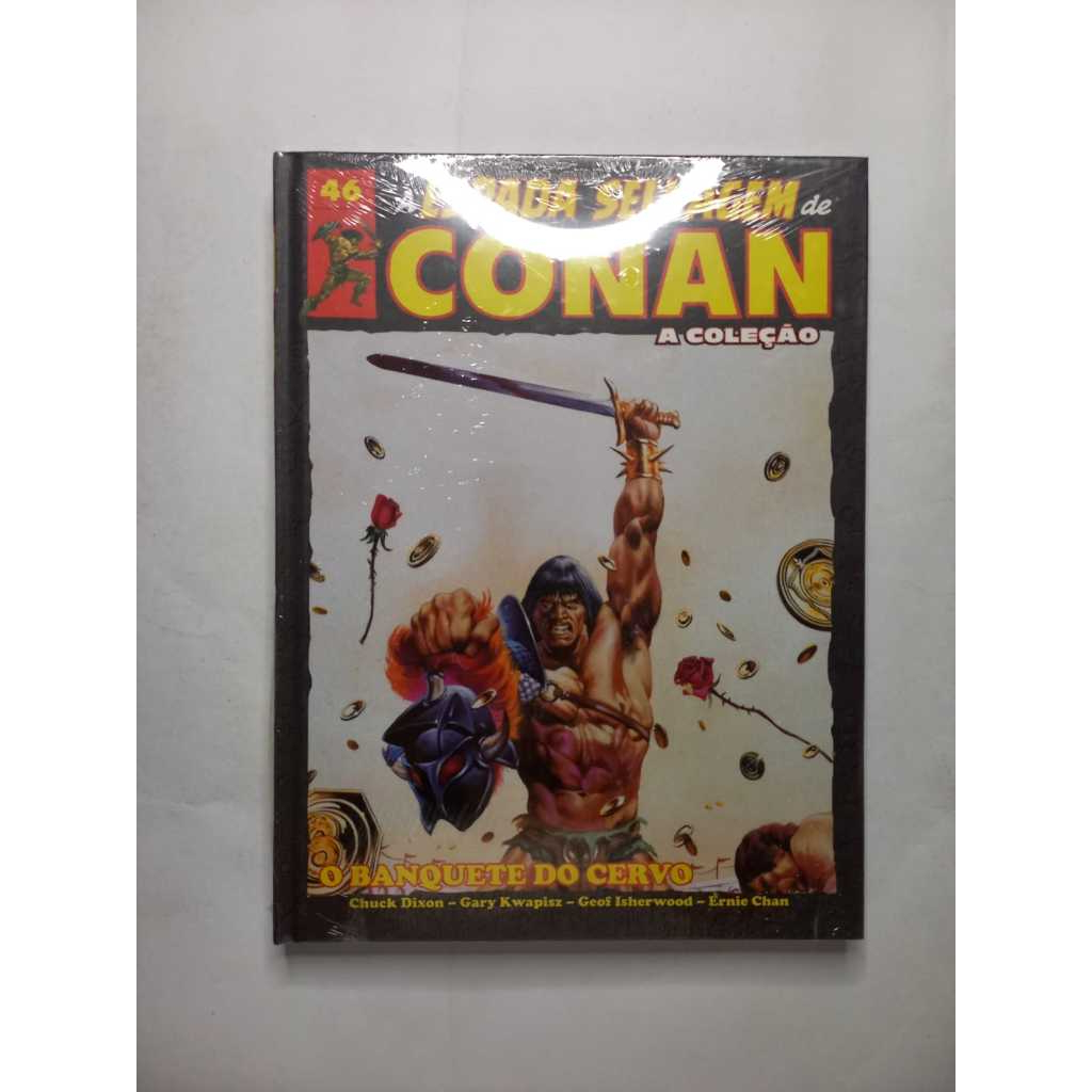 Lacrada Espada Selvagem de Conan 46 O Banquete do Cervo Panini 2021 Capa Dura Excelente