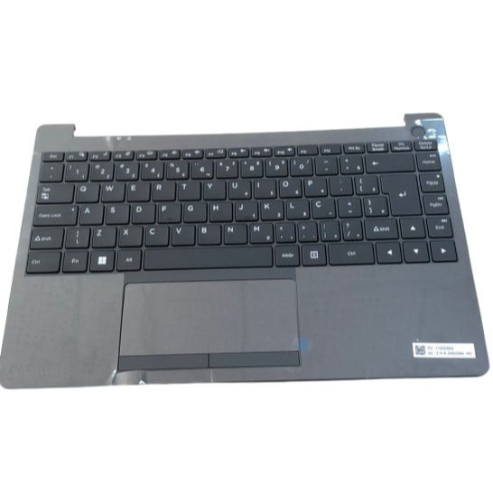 Carcaça Base Com Teclado Com Iluminação Notebook Positivo Master N8440 Cinza Chumbo