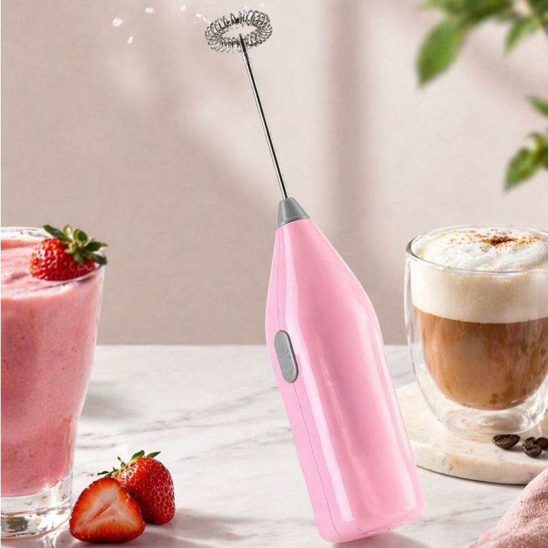 Mixer Portátil Elétrico Pilha AA Espumador para Café Cappuccino Matcha Leite