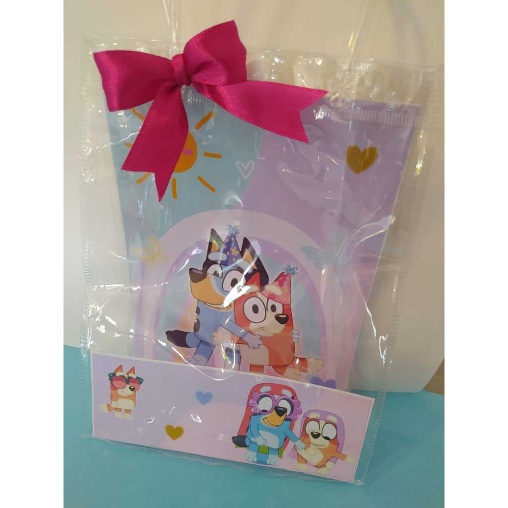 Fundo Decoração interna para sacolinha transparente PVC Personalizado | Lembrancinha Aniversário - Qualquer tema - envio