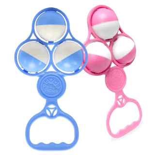 Chocalho Infantil Azul/Rosa - Pais e Filhos