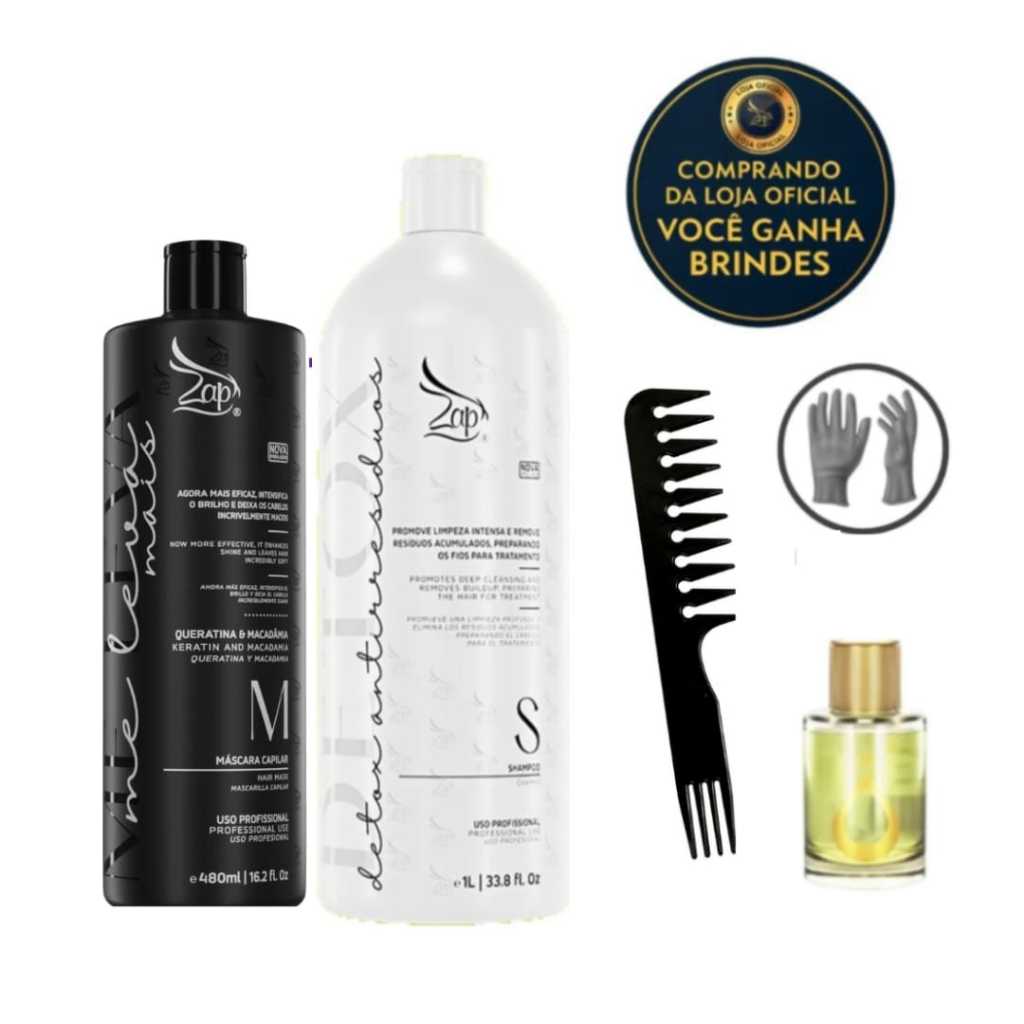 Kit Progressiva Zap Me Leva+ Profissional - A mais vendida Original