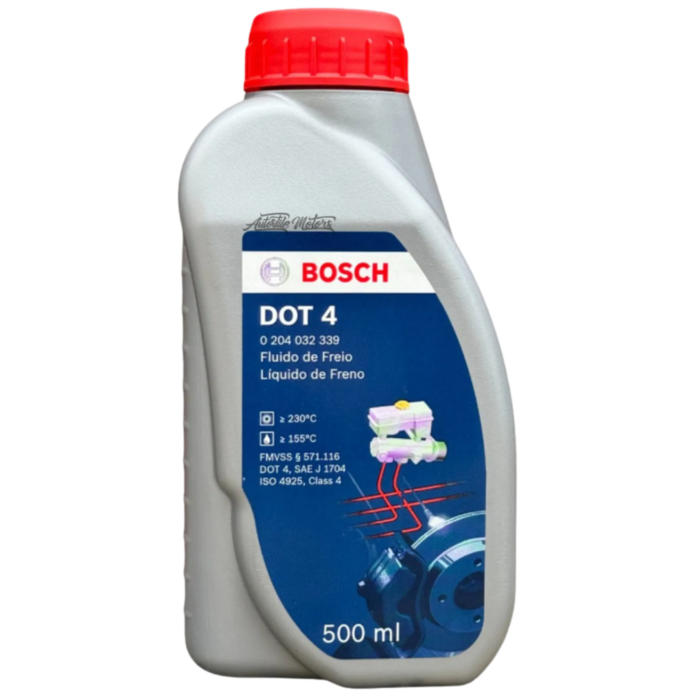 Fluido de Freio DOT 4  BOSCH 500ml