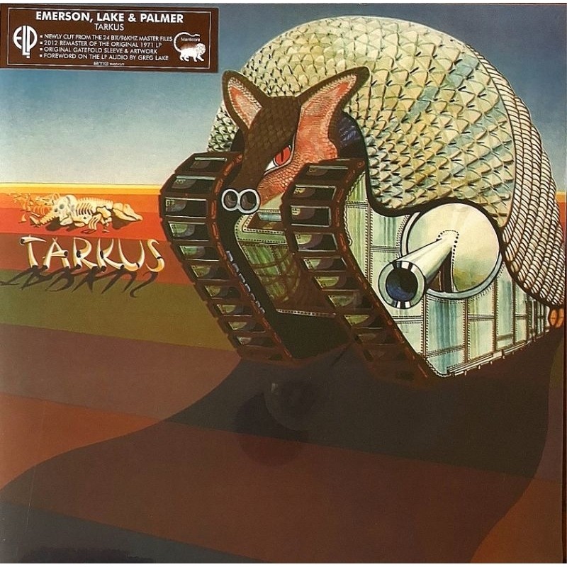 Emerson, Lake & Palmer-Tarkus-lp importado gatefold-LACRADO-vinil