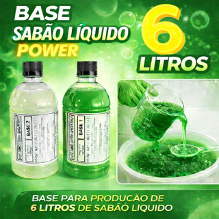 Base Para Sabão Líquido Power Lava-Roupas Fácil de Fazer