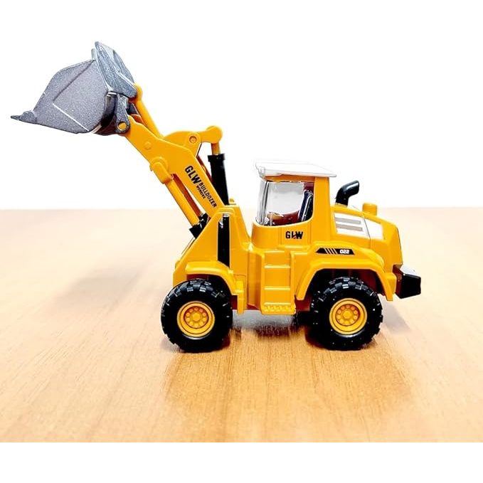 Miniatura de Trator Pá Carregadeira Articulada – Diecast 🚜✨