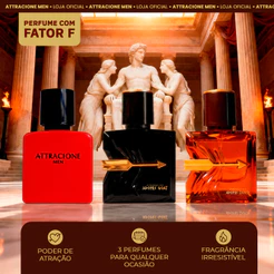 Perfume Attracione Men Kit Adonis Zayed, Adonis Goat e Attracione Men - LANÇAMENTO