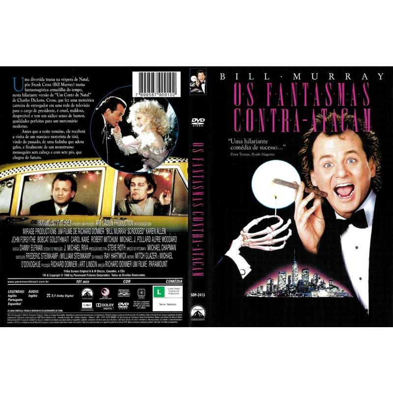 Os Fantasmas Contra Atacam    Bill Murray,   dublado e legendado  Nos dias atuais, Frank Cross (Bill Murray) é um direto