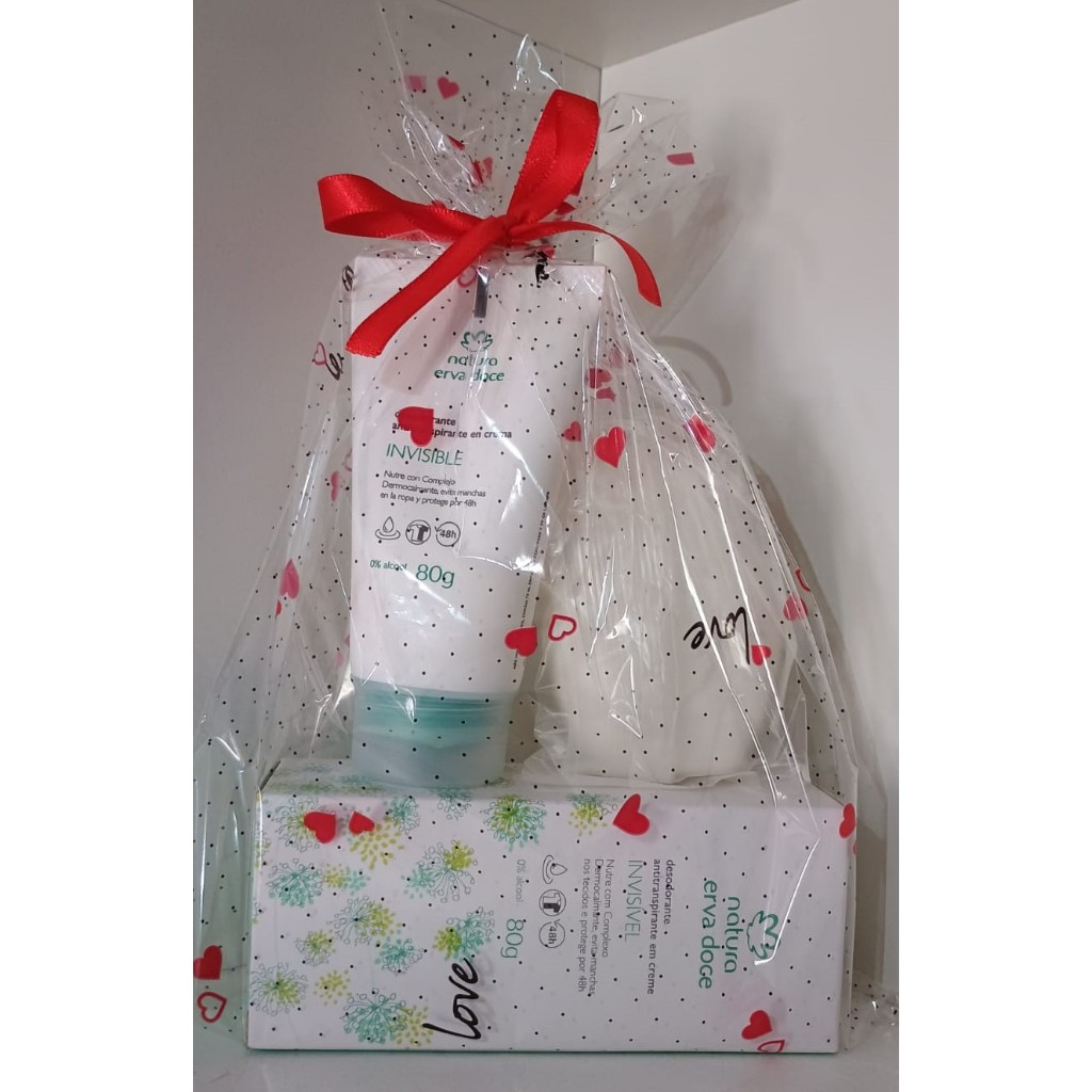 Kit Natura Desodorante Creme Erva Doce 80g + 1 Sabonete Erva Doce