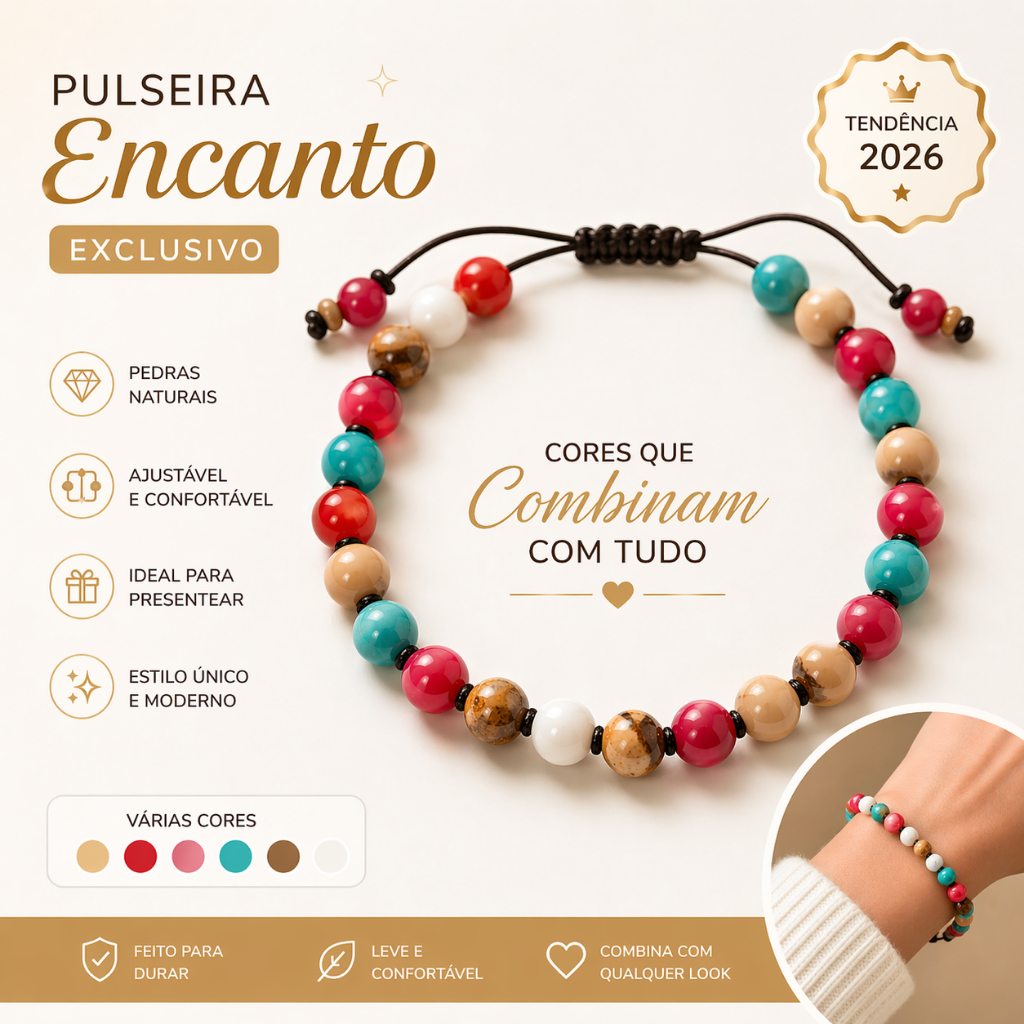 Pulseira Bolinha Masculina e Feminina Unissex Cordão Ajustável