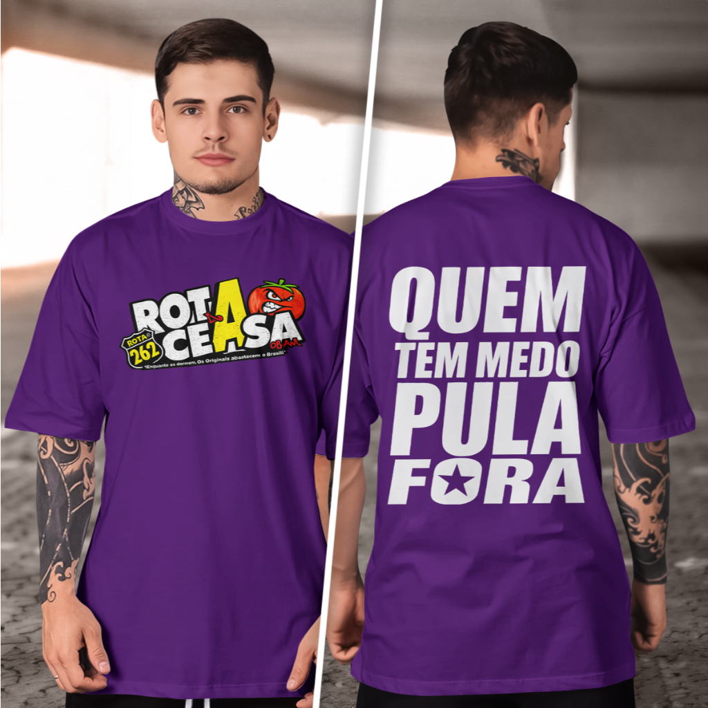 Camiseta Rota ceasa 262 Minimalista – Simples e Elegante 100% algodão