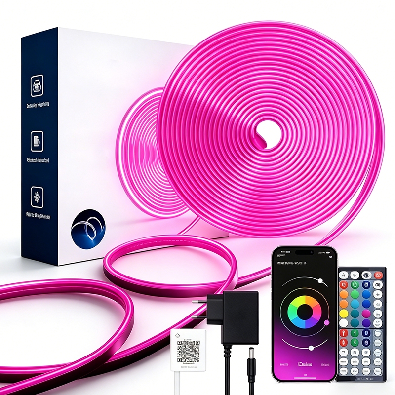 Fita de Led Neon APP Controle Remoto 10/5 Metros RGB Led Colorido Luz Decoração Carnaval Natal Festa
