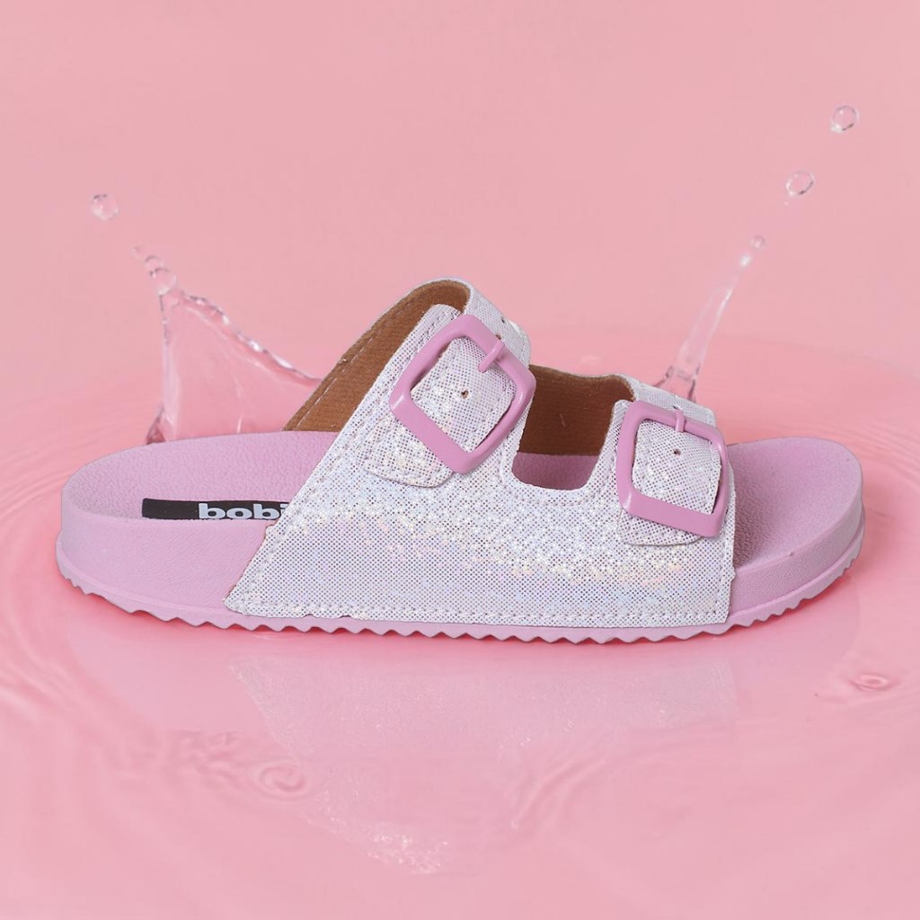 Sandália Birken Infantil Feminina Fivela Dupla Rosa Chinelo Meninas Confortável em Oferta na Shopee