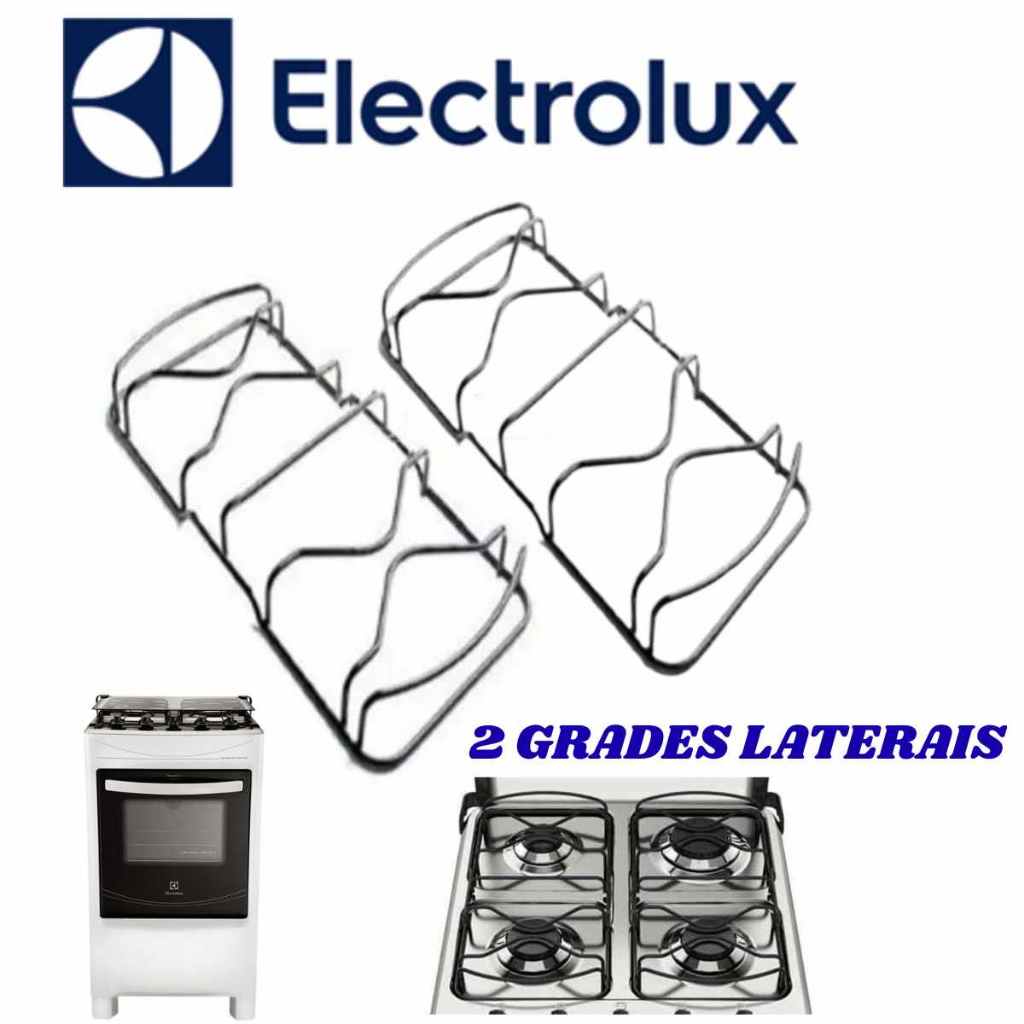 KIT 2 GRELHAS FOGÃO ELETROLUX ORIGINAL MODELO 50spd 4 BOCAS (PARALELAS AS ORIGINAIS)