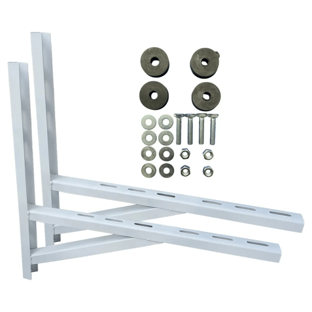 Suporte Ar Condicionado 600mm Reforçado para 24000 a 80000 BTUs Parede Alta Resistência