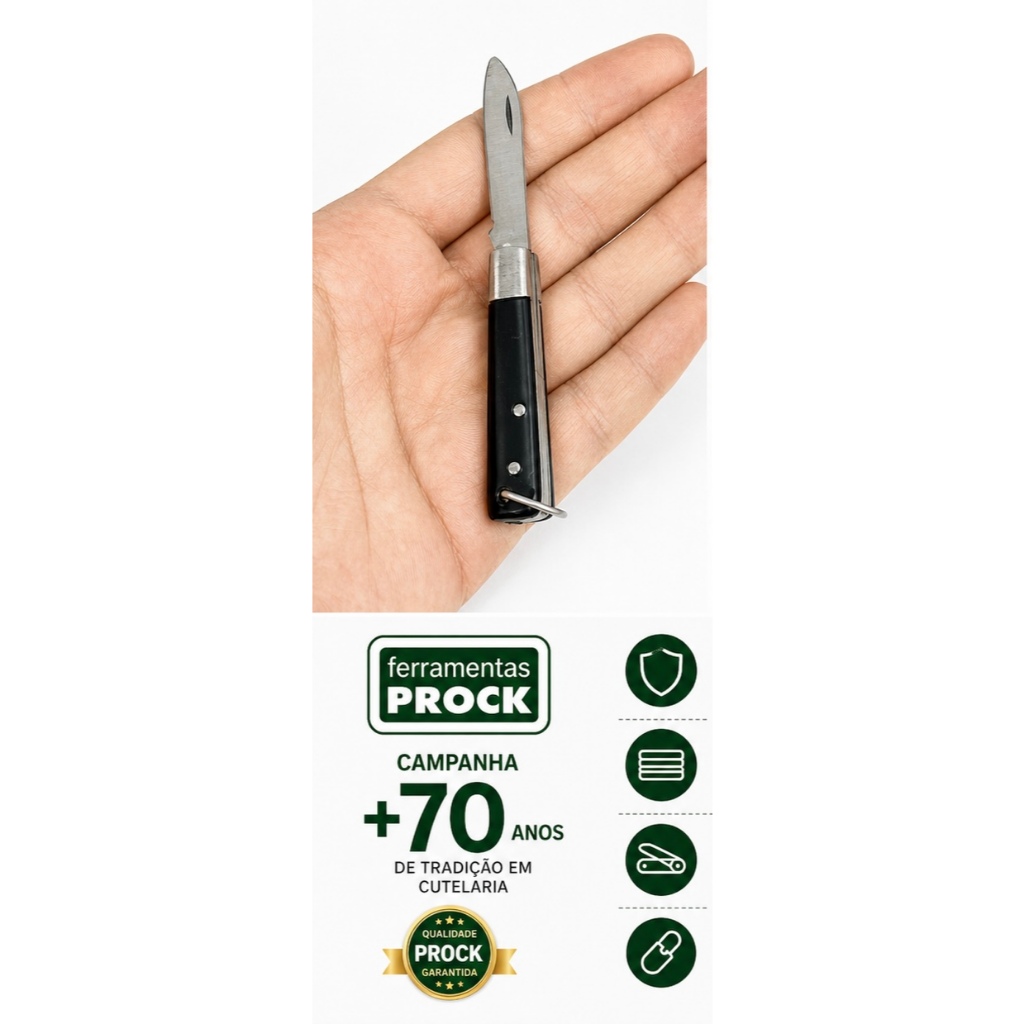 Canivete Miniatura Prock - Ideal para Chaveiros