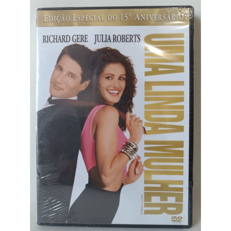 DVD Uma Linda Mulher LACRADO Dublado filme Julia Roberts e Richard Gere Edição Especial do 15° Aniversário colecionador